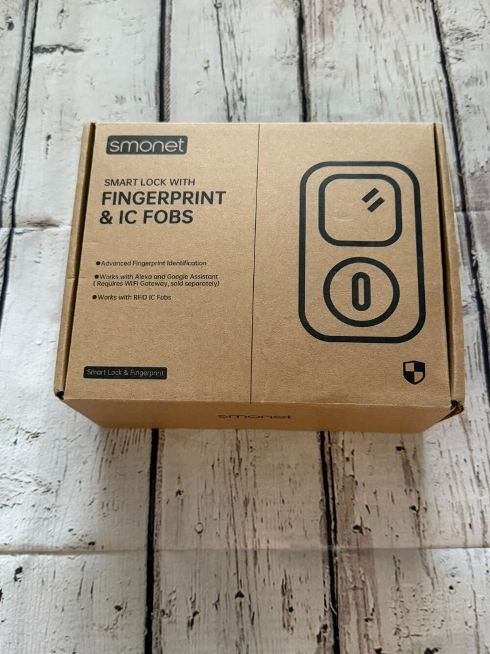Smonet Smart Lock with Fingerprint & IC FOBS NEW IN BOX